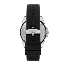 Load image into Gallery viewer, sector  450 41mm 3 hand blk dial ora bez blk sili st watch
