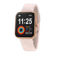 Load image into Gallery viewer, sector multi function smart watch s-03 light pink silicone strap
