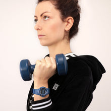 Load image into Gallery viewer, sector expander ex-16 40mm digital blue dial blue pu st watch
