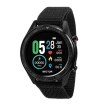 Load image into Gallery viewer, sector multi function smart watch s-02 black nylon strap
