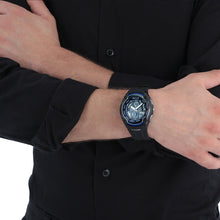 Load image into Gallery viewer, sector expander street digital ad0943 50mm gy/blu blk st watch
