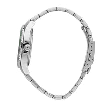 Load image into Gallery viewer, sector quartz gents stainless steel green dial bracelet watch
