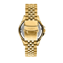 Load image into Gallery viewer, sector 230 43mm 3h black dial bracelet gold plated
