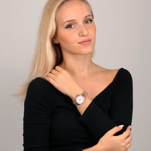 Load image into Gallery viewer, sector  230 32mm 3 hand white mop dial bracelet rg watch
