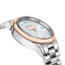 Load image into Gallery viewer, sector quartz ladies two tone mop dial  bracelet watch
