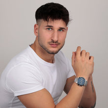Load image into Gallery viewer, sector  270 45mm multi dial blue dial bracelet  watch
