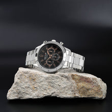 Load image into Gallery viewer, sector chronograph stainless steel black dial bracelet watch
