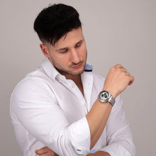 Load image into Gallery viewer, sector  adv2500 43mm chronograph w/silver dial bracelet  watch
