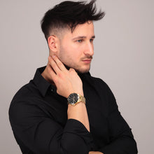 Load image into Gallery viewer, sector  adv2500 43mm chronograph black dial bracelet yg watch
