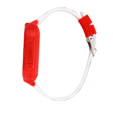 Load image into Gallery viewer, kikou kids game watch smart red/white silicon strap
