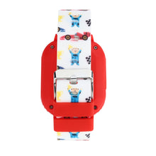 Load image into Gallery viewer, kikou kids game watch smart red/white silicon strap
