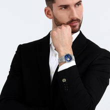 Load image into Gallery viewer, maserati epoca 42mm auto blue dial br ss
