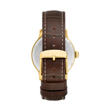 Load image into Gallery viewer, maserati epoca slim 40mm 3h silver dial brown strap
