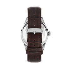Load image into Gallery viewer, maserati sorpasso 42mm 3h ivory dial brown strap

