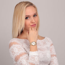 Load image into Gallery viewer, maserati competizione 31mm 3h s/white dial br yg
