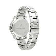 Load image into Gallery viewer, maserati successo 44mm 3h blue dial ss br
