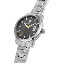 Load image into Gallery viewer, maserati succeso 42mm 3h gray dial stainless steel bracelet
