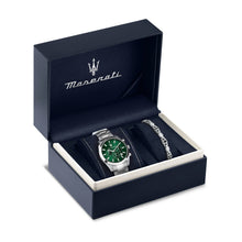 Load image into Gallery viewer, maserati attrazione 43mm mlt green dial ss bracelet+jewel
