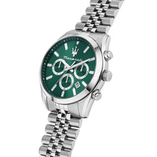 Load image into Gallery viewer, maserati attrazione 43mm mult green dial stainless steel bracelet
