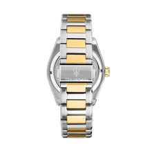 Load image into Gallery viewer, maserati velocita 41mm 3h blue dial stainless steel+yg bracelet
