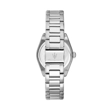 Load image into Gallery viewer, maserati velocita 35mm 3h sil+whi dial stainless steel bracelet
