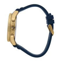 Load image into Gallery viewer, maserati sfida 44mm chr blue dial blue silicon st
