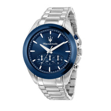 Load image into Gallery viewer, maserati traguardo 43mm chrono ocean blue dia stainless steel bracelet
