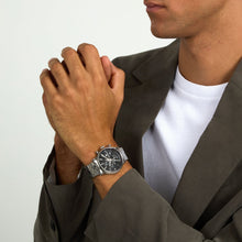 Load image into Gallery viewer, maserati epoca slim 40mm chronograph black dial stainless steel bracelet
