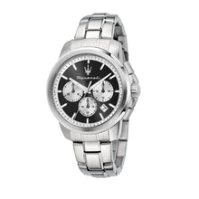 Load image into Gallery viewer, maserati successo 42mm chrono blk/wil dial stainless steel bracelet
