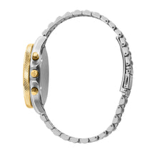 Load image into Gallery viewer, maserati sfida 44mm chronograph with silver dial stainless steel &amp; yellow gold bracelet
