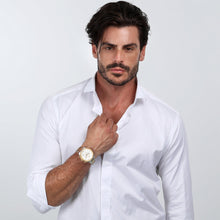 Load image into Gallery viewer, maserati stile 45mm chro w/silver dial br ss+yg
