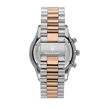 Load image into Gallery viewer, maserati tradizione 45mm chr w/silv dial br ss+rg
