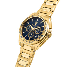 Load image into Gallery viewer, maserati velocita 43mm chrono blue dial yg bracelet
