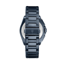 Load image into Gallery viewer, maserati velocita 45mm chrono blue dial blue bracelet
