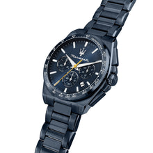 Load image into Gallery viewer, maserati velocita 45mm chrono blue dial blue bracelet
