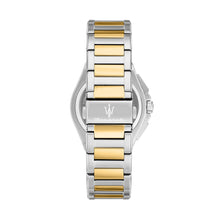 Load image into Gallery viewer, maserati velocit� slim 41mm chrongraph grey dial stainless steel+gold plated bracelet
