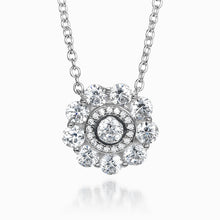 Load image into Gallery viewer, petite zirconia design with contrasting formation and exposed outer circle
