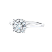 Load image into Gallery viewer, real effect stone set cluster ring o
