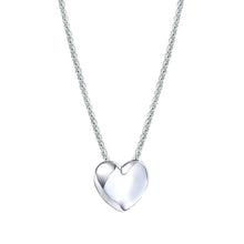 Load image into Gallery viewer, real effect silver heart pendant
