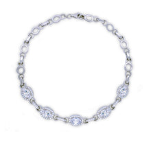 Load image into Gallery viewer, real effect oval stone set bracelet
