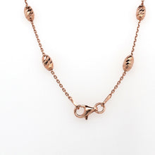 Load image into Gallery viewer, 45cm rose colour moon shape necklace
