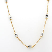 Load image into Gallery viewer, 45cm yellow and white colour moon shape necklace
