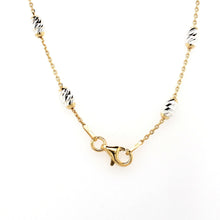 Load image into Gallery viewer, 45cm yellow and white colour moon shape necklace
