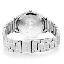 Load image into Gallery viewer, lorus quartz ladies stainless steel blue dial bracelet watch
