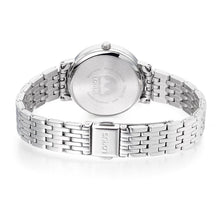 Load image into Gallery viewer, lorus quartz ladies stainless steel white dial bracelet watch
