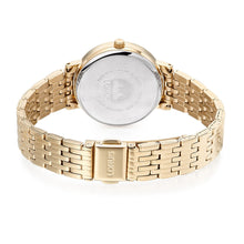 Load image into Gallery viewer, lorus quartz ladies gold plated white dial bracelet watch
