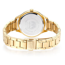 Load image into Gallery viewer, lorus quartz ladies stainless steel blue dial bracelet watch
