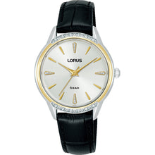Load image into Gallery viewer, lorus quartz ladies stainless steel white dial strap watch
