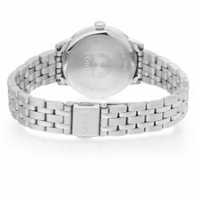 Load image into Gallery viewer, lorus quartz ladies stainless steel green dial bracelet watch
