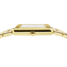 Load image into Gallery viewer, lorus quartz ladies gold plated green dial bracelet watch
